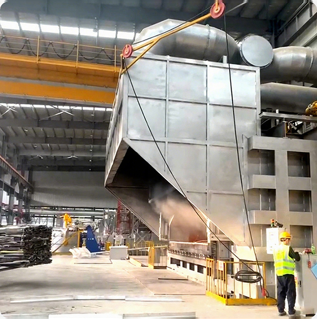 Pölynkerääjä metallurgisessa laitoksessa